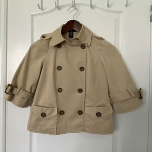 Banana Republic Cropped Trench Coat